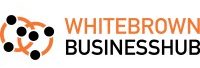 whitebrown business hub logo